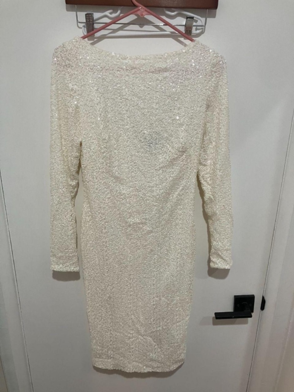 Ralph Lauren Ivory cocktail sequin dress